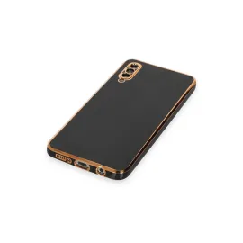 Newface Samsung Galaxy A50 Kılıf Volet Silikon - Siyah