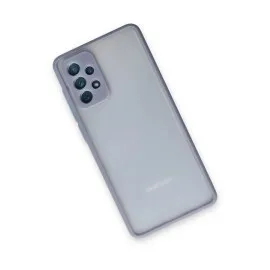 Newface Samsung Galaxy A72 Kılıf Montreal Silikon Kapak - Gri
