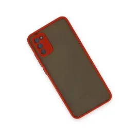 Newface Samsung Galaxy S20 Fe Kılıf Montreal Silikon Kapak - Kırmızı