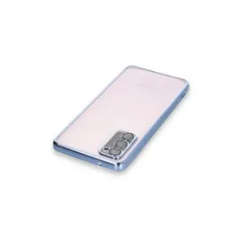 Newface Samsung Galaxy S20 Fe Kılıf Razer Lensli Silikon - Açık Mavi