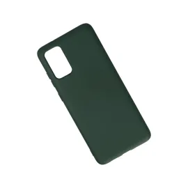 Newface Samsung Galaxy S20 Plus Kılıf Nano Içi Kadife Silikon - Koyu Yeşil