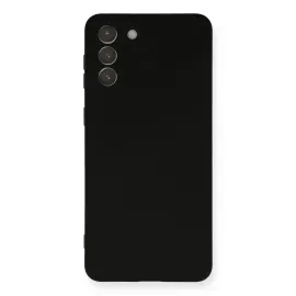 Newface Samsung Galaxy S21 Plus Kılıf Nano Içi Kadife Silikon - Siyah