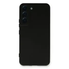 Newface Samsung Galaxy S23 Kılıf Nano içi Kadife Silikon - Siyah