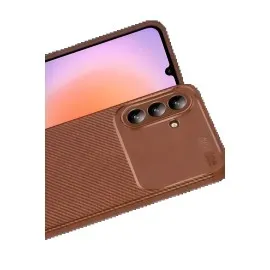 Newface Samsung Galaxy S26 Plus Auto Focus Karbon Kapak - Kahverengi