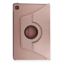 Newface Samsung Galaxy T500 Tab A7 10.4 Kılıf 360 Tablet Deri Kılıf - Rose Gold