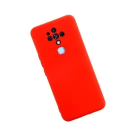 Newface Tecno Camon 16 Kılıf Nano Içi Kadife Silikon - Kırmızı
