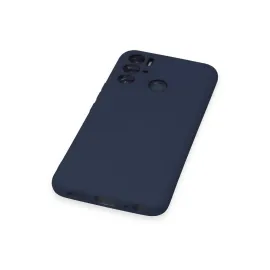 Newface Tecno Pova Neo Kılıf Nano Içi Kadife Silikon - Lacivert