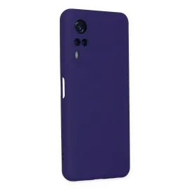 Newface Vivo Y53S Kılıf Nano Içi Kadife Silikon - Mor