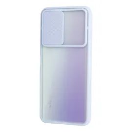 Newface Vivo Y53S Kılıf Palm Buzlu Kamera Sürgülü Silikon - Lila