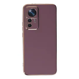 Newface Xiaomi Mi 12T Pro Kılıf Volet Silikon - Mor