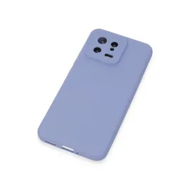 Newface Xiaomi Mi 13 Kılıf Nano Içi Kadife Silikon - Lila