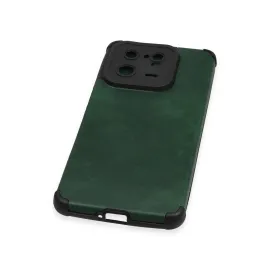 Newface Xiaomi Mi 13 Pro Kılıf Loop Deri Silikon - Yeşil