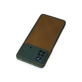 Newface Xiaomi Poco X4 Pro 5G Kılıf Montreal Silikon Kapak - Yeşil