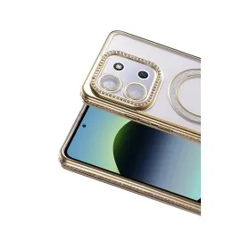 Newface Xiaomi Redmi 15C 4G Joke Simli Magneticsafe Kılıf - Gold