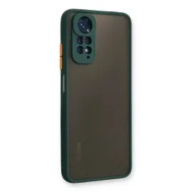 Newface Xiaomi Redmi Note 11 Kılıf Montreal Silikon Kapak - Yeşil