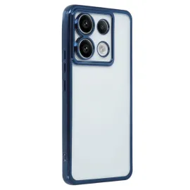Newface Xiaomi Redmi Note 13 Pro 5G Kılıf Razer Lensli Silikon - Lacivert