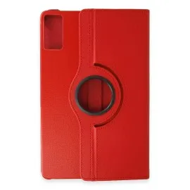 Newface Xiaomi Redmi Pad Se Kılıf 360 Tablet Deri Kılıf - Kırmızı
