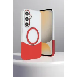 Joko Samsung Galaxy S24 Fe Velar Magsafe Kapak - Çöl Titanyum