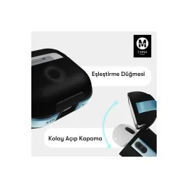 Movenchy Airpods 3 (3.nesil) Mo-A8 Armor Kılıf - Siyah