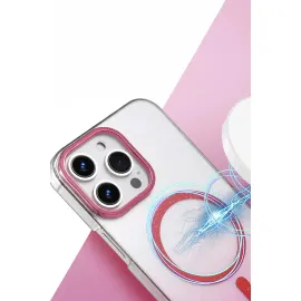 Newface Apple Iphone 16 Pro Max Glossy Magsafe Kapak - Siyah