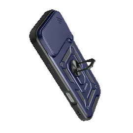 Newface Apple Iphone 17 Pro Max Pars Lens Yüzüklü Silikon - Lacivert