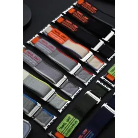 Newface Apple Watch 38Mm Alice Kumaş Kordon - Siyah