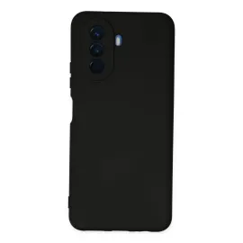 Newface Huawei Nova Y70 Kılıf Nano Içi Kadife Silikon - Siyah