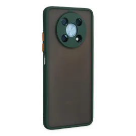 Newface Huawei Nova Y90 Kılıf Montreal Silikon Kapak - Yeşil