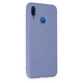 Newface Huawei P20 Lite Kılıf Nano Içi Kadife Silikon - Lila