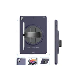 Newface iPad 10.2 (7.nesil) Kılıf Hand Strap Tablet Kılıfı - Lacivert