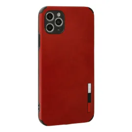 Newface Iphone 11 Pro Max Kılıf Loop Deri Silikon - Kırmızı