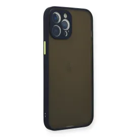 Newface Iphone 12 Pro Max Kılıf Montreal Silikon Kapak - Lacivert