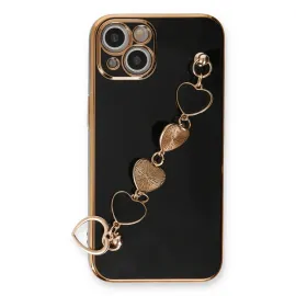 Newface Iphone 14 Plus Kılıf Esila Silikon - Siyah