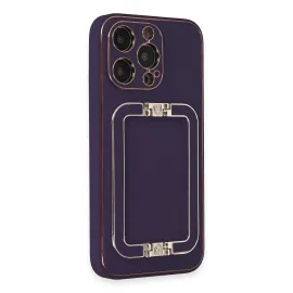 Newface Iphone 14 Pro Kılıf Coco Elit Kapak - Derin Mor