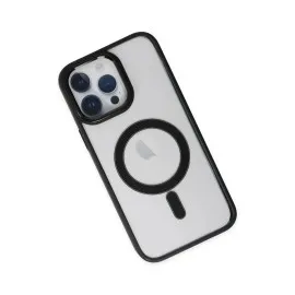 Newface Iphone 14 Pro Kılıf Room Magneticsafe Silikon - Siyah