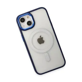 Newface Iphone 15 Pro Kılıf Room Magneticsafe Silikon - Lacivert