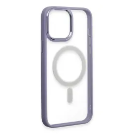 Newface Iphone 15 Pro Max Kılıf Room Magneticsafe Silikon - Lila