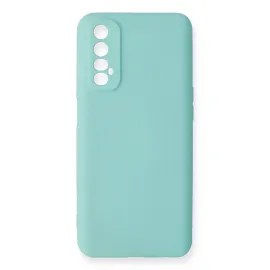 Newface Realme 7 Kılıf Nano Içi Kadife Silikon - Turkuaz