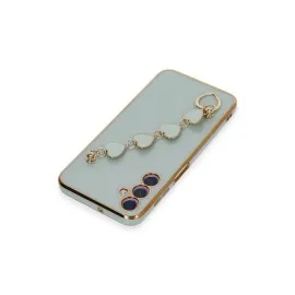 Newface Samsung Galaxy A24 4G Kılıf Esila Silikon - Su Yeşili