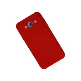 Newface Samsung Galaxy J7 Kılıf Nano Içi Kadife Silikon - Kırmızı