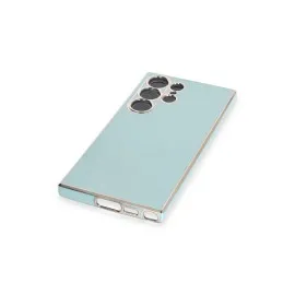 Newface Samsung Galaxy S23 Ultra Kılıf Volet Silikon - Açık Yeşil