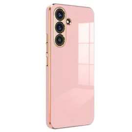 Newface Samsung Galaxy S25 Plus Kılıf Volet Silikon - Pembe