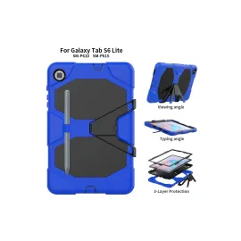 Newface Samsung Galaxy T500 Tab A7 10.4 Kılıf Griffin Tablet Kapak - Mavi