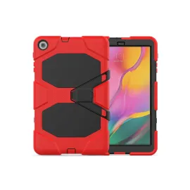 Newface Samsung Galaxy T510 Tab A 10.1 Kılıf Griffin Tablet Kapak - Kırmızı
