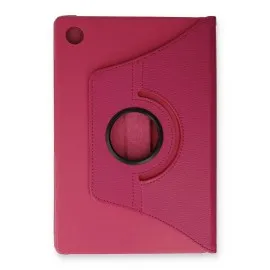 Newface Samsung Galaxy X200 Tab A8 10.5 Kılıf 360 Tablet Deri Kılıf - Pembe