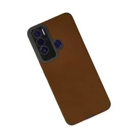 Newface Tecno Pova Neo Kılıf Loop Deri Silikon - Kahverengi