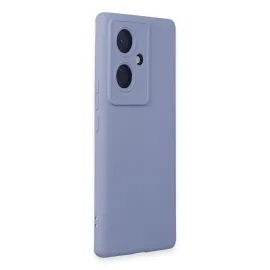 Newface Vivo V29 Lite Kılıf Nano Içi Kadife Silikon - Lila