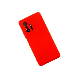 Newface Xiaomi Mi 11T Pro Kılıf Nano Içi Kadife Silikon - Kırmızı