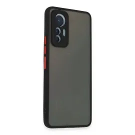 Newface Xiaomi Mi 12 Lite Kılıf Montreal Silikon Kapak - Siyah