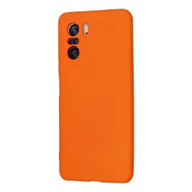 Newface Xiaomi Poco F3 Kılıf Nano Içi Kadife Silikon - Turuncu